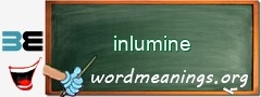 WordMeaning blackboard for inlumine